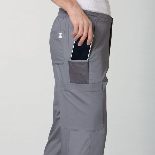 Men's Half Elastic 8-Pocket Cargo Pant