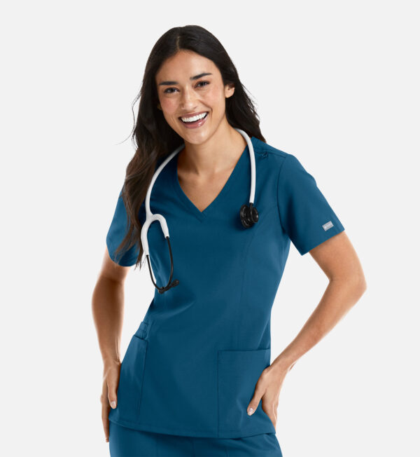 Momentum Double V-Neck Top