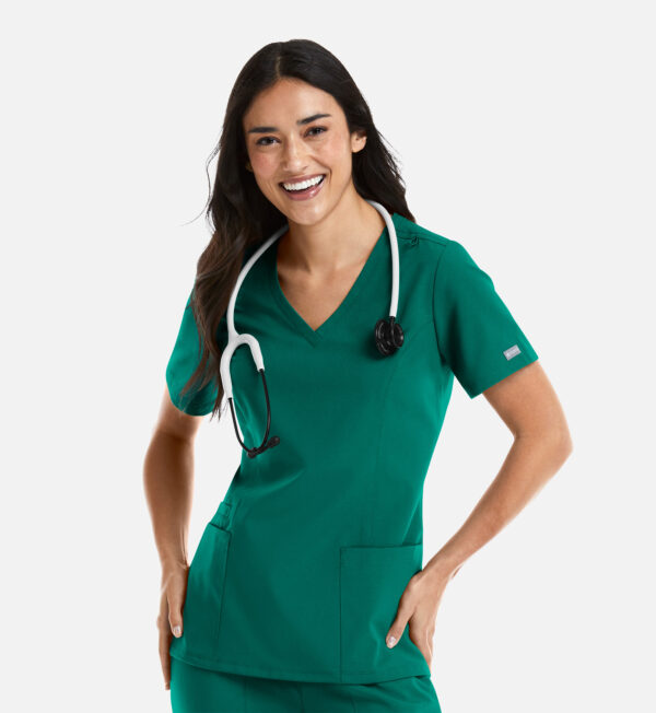 Momentum Double V-Neck Top