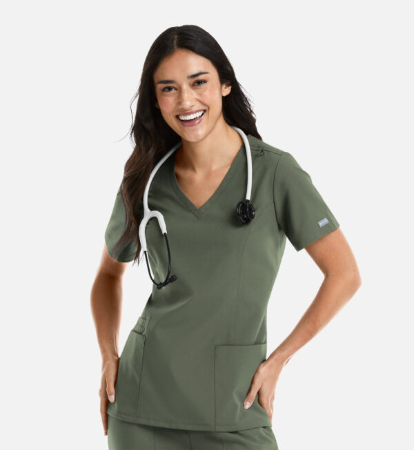 Momentum Double V-Neck Top