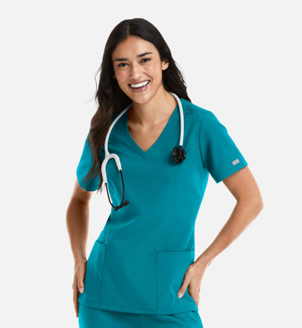 Momentum Double V-Neck Top