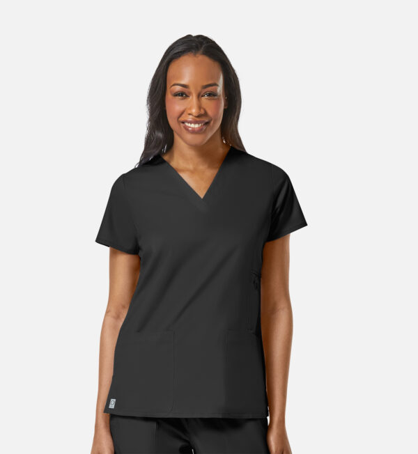 Women's Multi-Pocket V-Neck Top