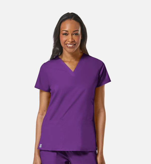 Women's Multi-Pocket V-Neck Top
