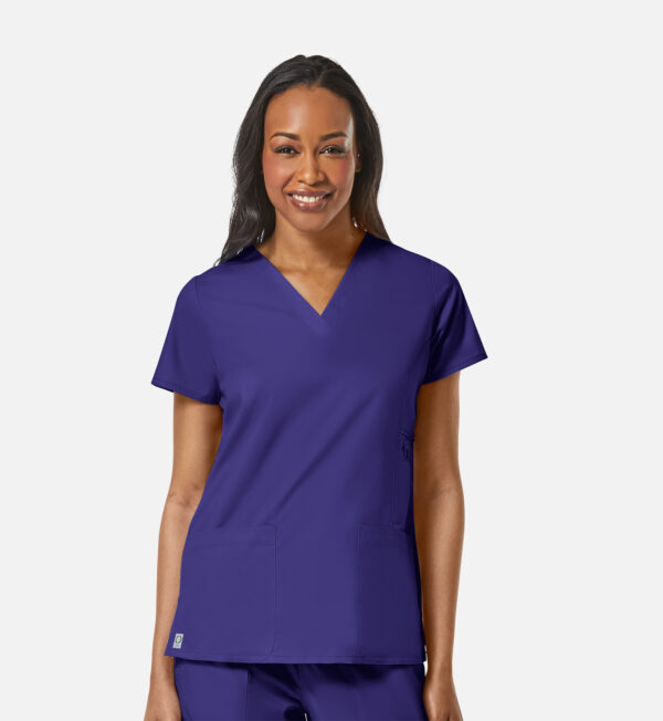 Women's Multi-Pocket V-Neck Top