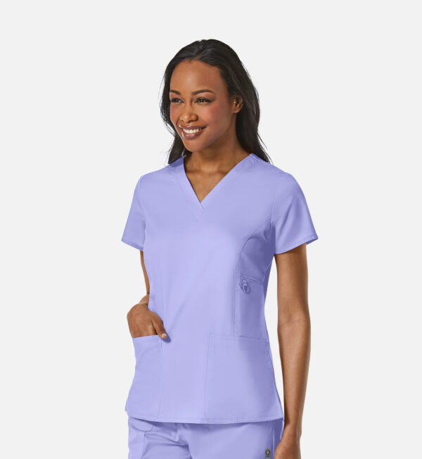 Women's Multi-Pocket V-Neck Top