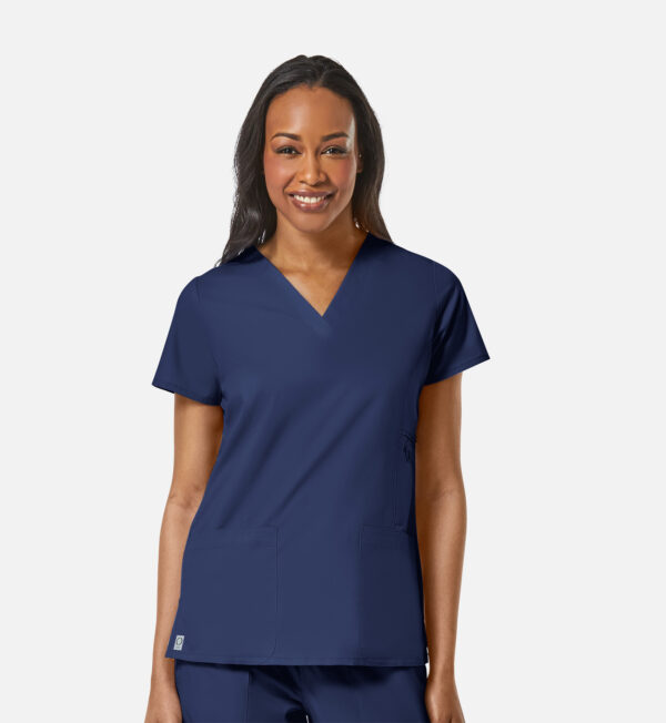 Women's Multi-Pocket V-Neck Top