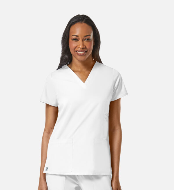 Women's Multi-Pocket V-Neck Top