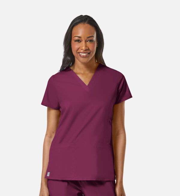 Women's Multi-Pocket V-Neck Top