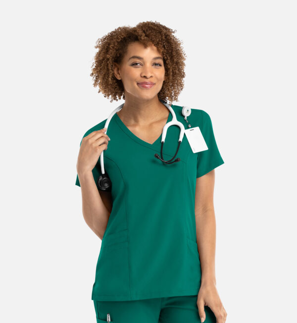 Women's Mock Wrap Top