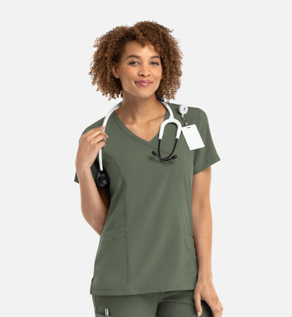 Women's Mock Wrap Top