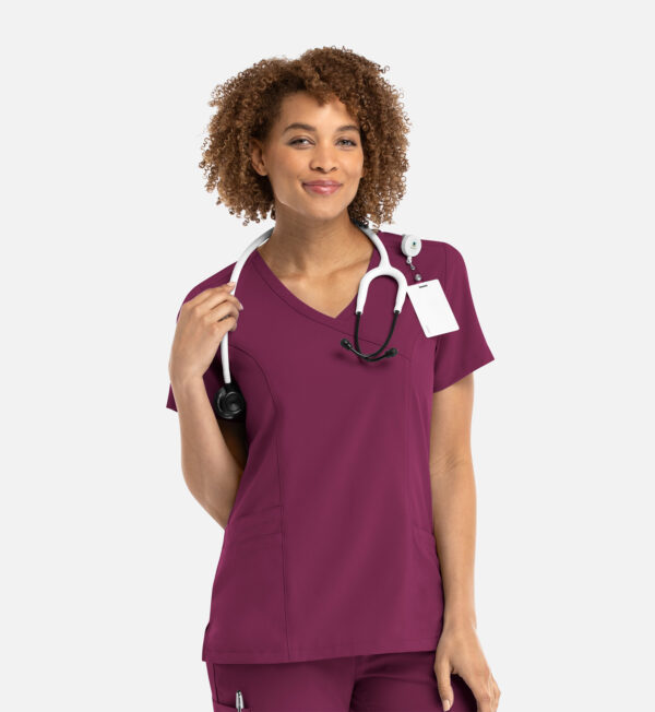 Women's Mock Wrap Top