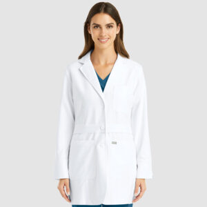 Women's Mid Length Lab Coat