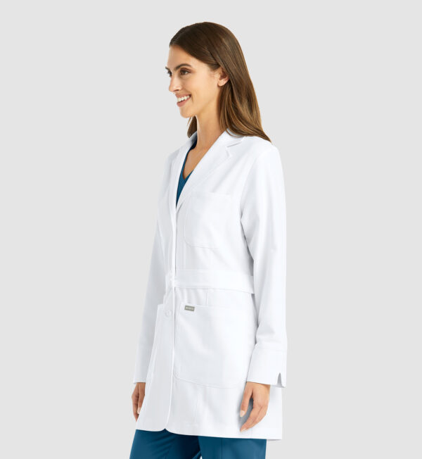 Women's Mid Length Lab Coat