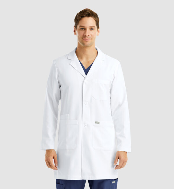 Men's Mid Length Lab Coat