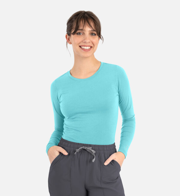 Women's Basic Long Sleeve Underscrub Tee
