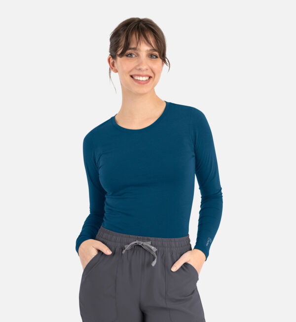 Women's Basic Long Sleeve Underscrub Tee