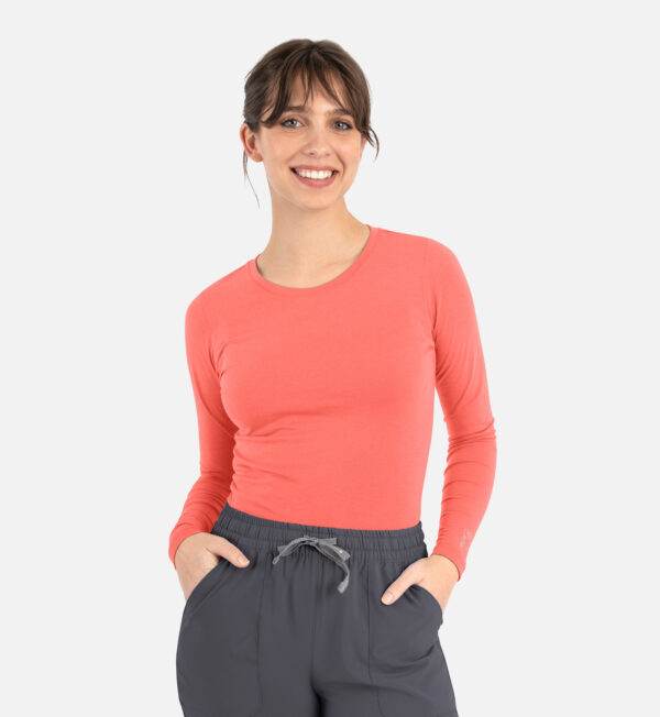 Women's Basic Long Sleeve Underscrub Tee