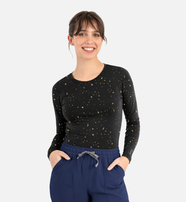 Women's Basic Long Sleeve Underscrub Tee
