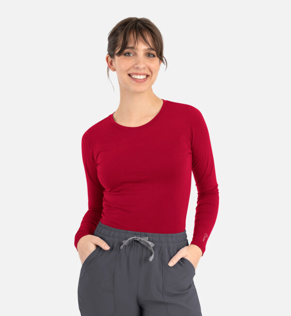 Women's Basic Long Sleeve Underscrub Tee