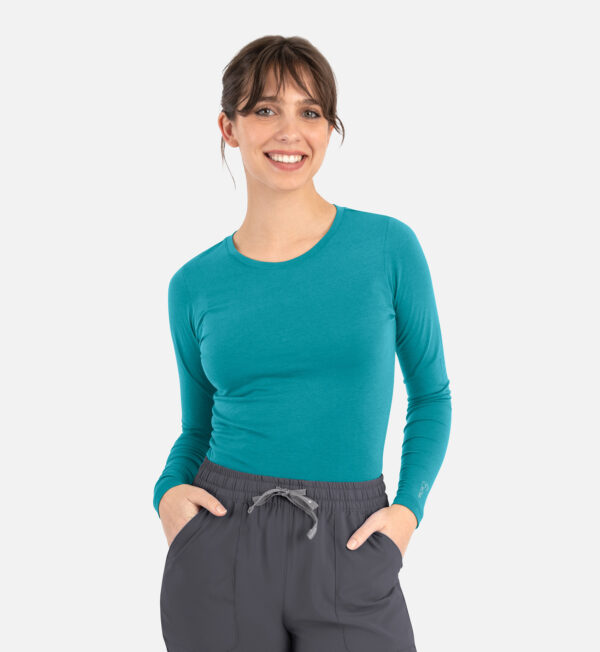 Women's Basic Long Sleeve Underscrub Tee