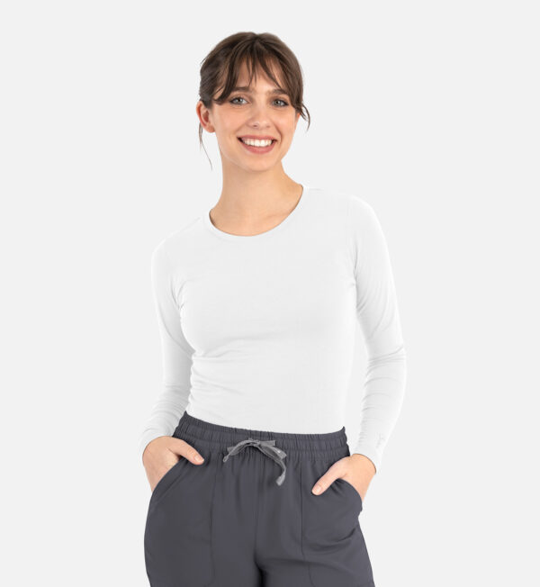 Women's Basic Long Sleeve Underscrub Tee