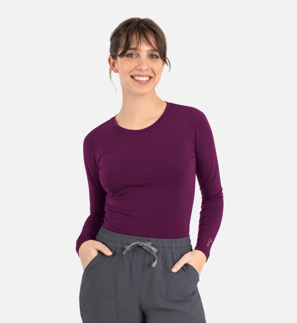 Women's Basic Long Sleeve Underscrub Tee