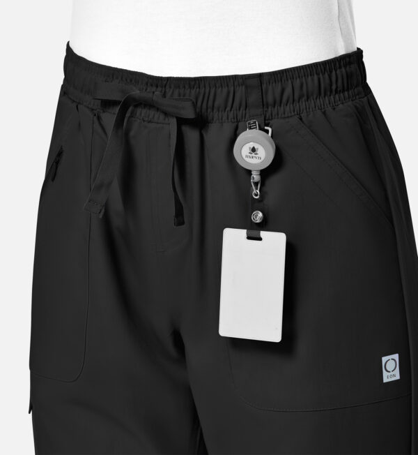 Women's Full Elastic Zipper Pocket Cargo Pant