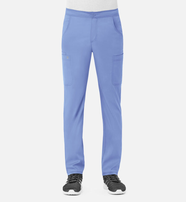 Men's Half Elastic Waist Tapered Cargo Pant