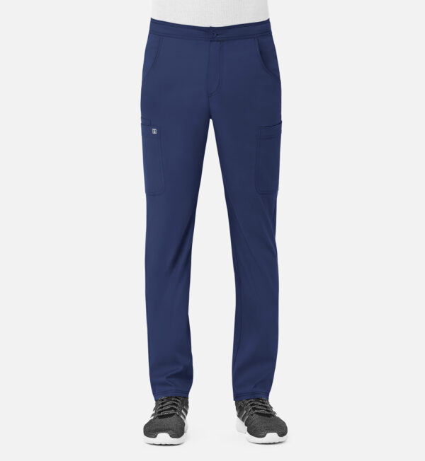 Men's Half Elastic Waist Tapered Cargo Pant