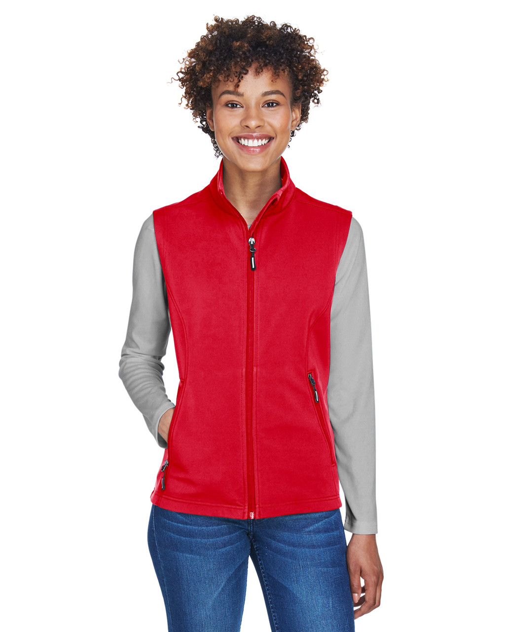 CORE365 Ladies' Cruise Two-Layer Fleece Bonded Soft Shell Vest
