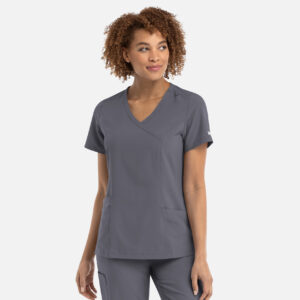 HU Women's Mock Wrap Top