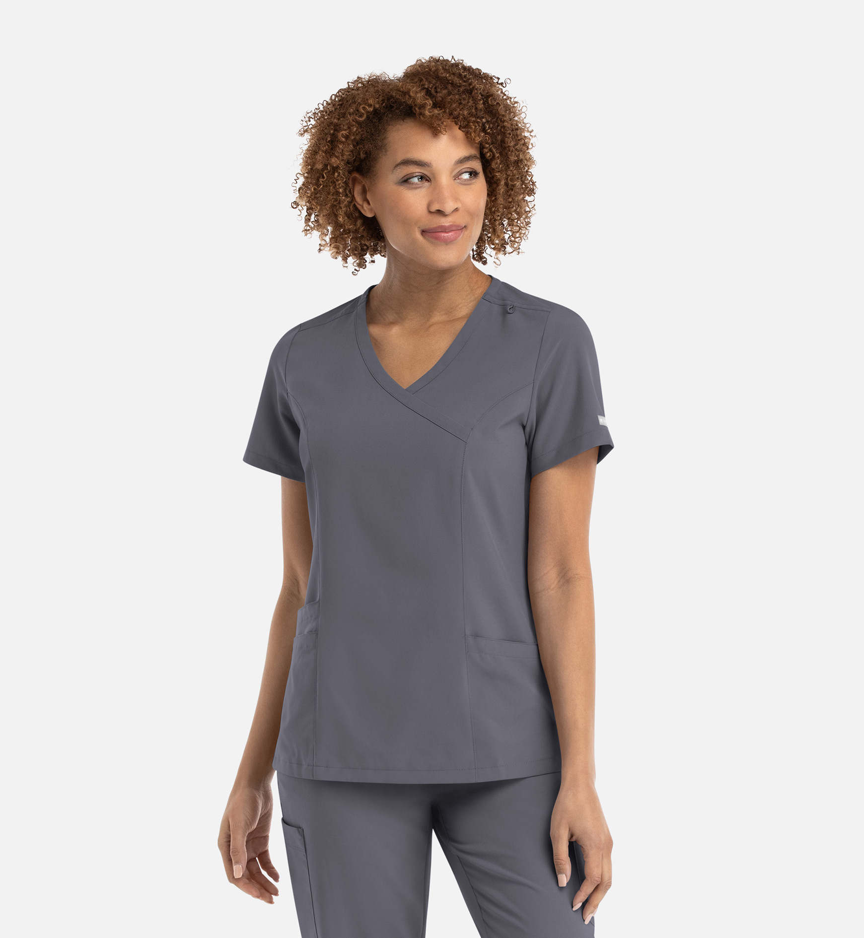 HU Women's Mock Wrap Top