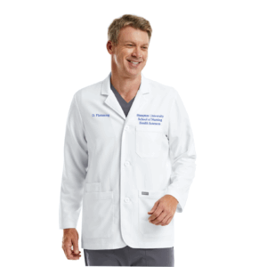 HU Men's Short Lab Coat